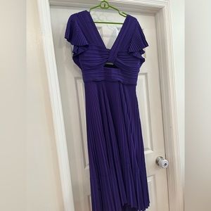 A.L.C. Sorrento Cutout Pleated Dress